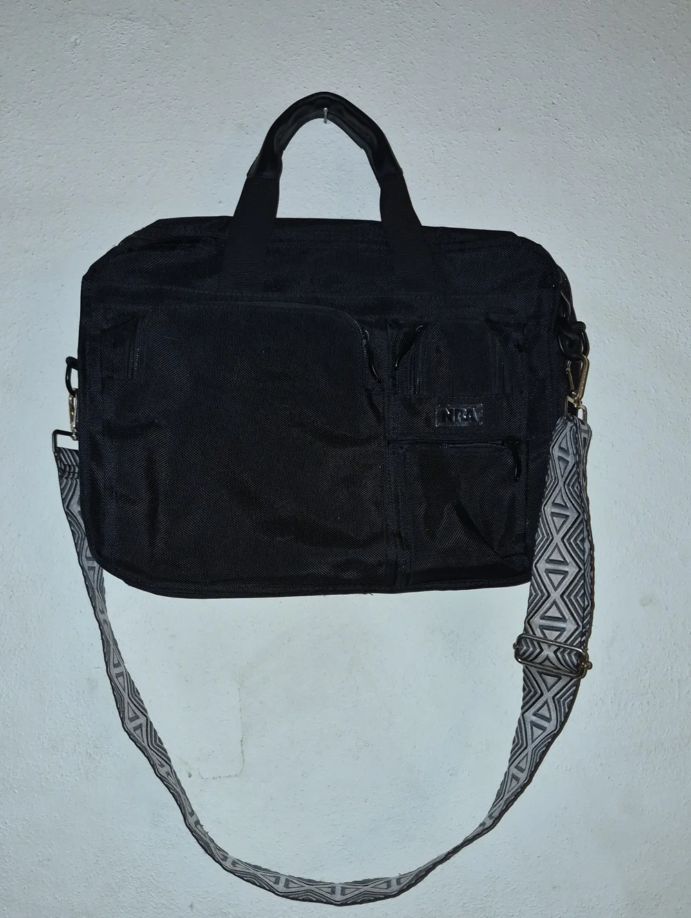 ): NRA Black Tactical Briefcase Messenger Laptop Bag Multi Pocket